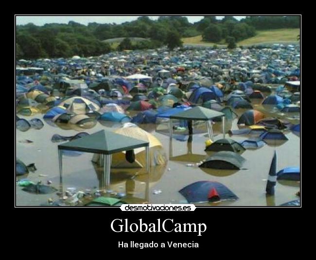 GlobalCamp - Ha llegado a Venecia