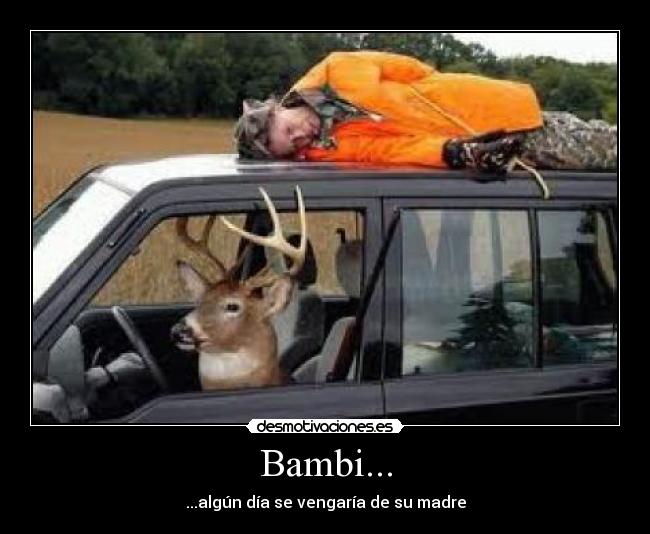 carteles bambi desmotivaciones