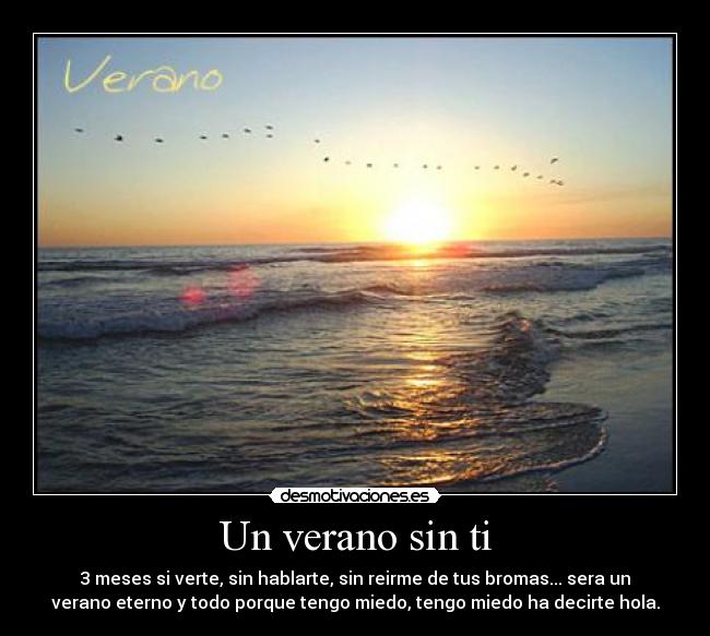 carteles verano verano sin desmotivaciones