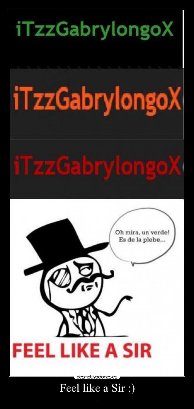 Feel like a Sir :) -