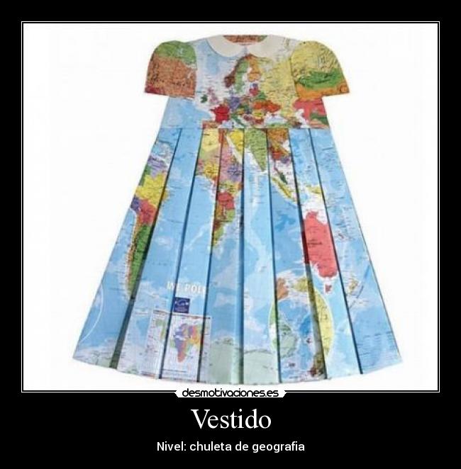 Vestido - Nivel: chuleta de geografia