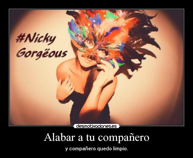 Alabar a tu compañero -