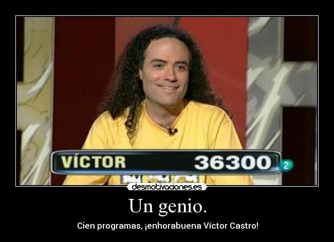Un genio. - 