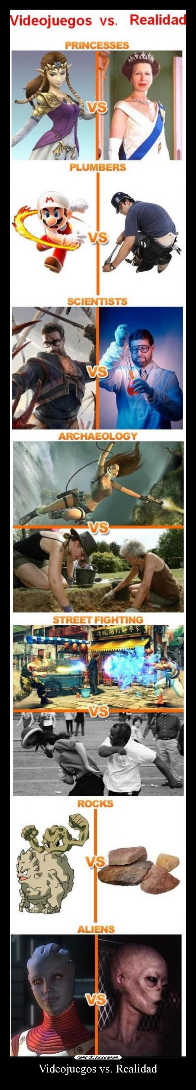 Videojuegos vs. Realidad - 