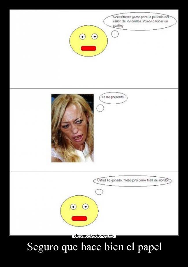 Seguro que hace bien el papel -