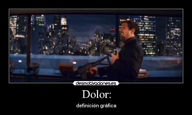 Dolor: - definición gráfica