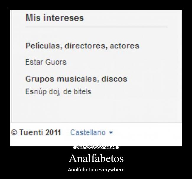 Analfabetos - 