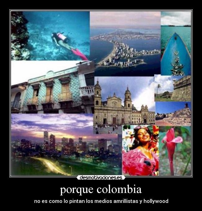 carteles colombia turismo amarillismo hollywood latinoamerica desmotivaciones