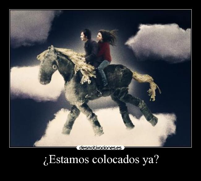 carteles caballo colocado desmotivaciones