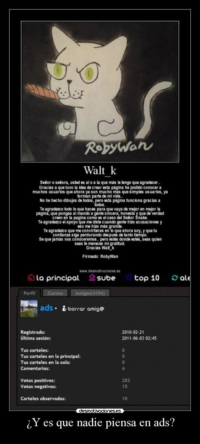 ¿Y es que nadie piensa en ads? - 