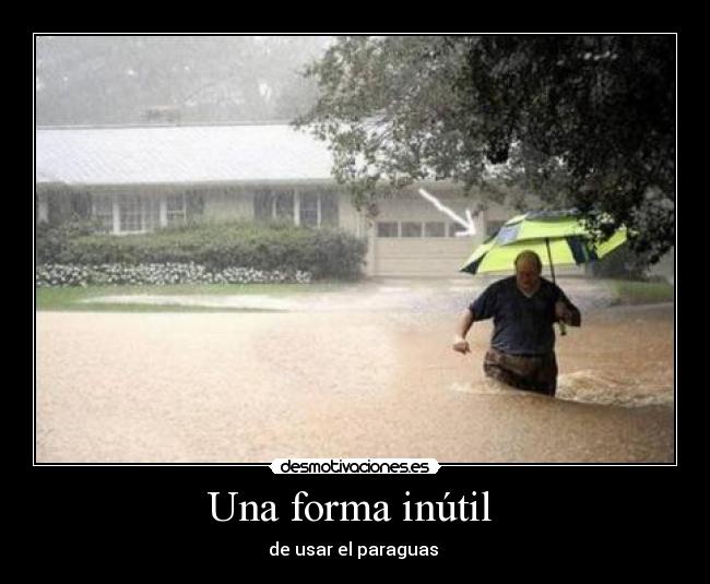 Una forma inútil  - 