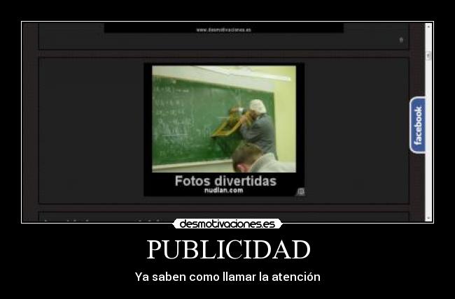 PUBLICIDAD - Ya saben como llamar la atención