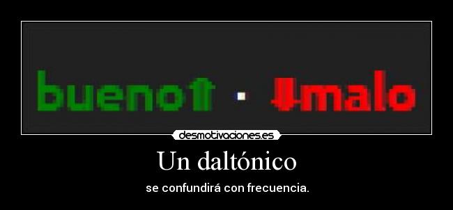 Un daltónico - 