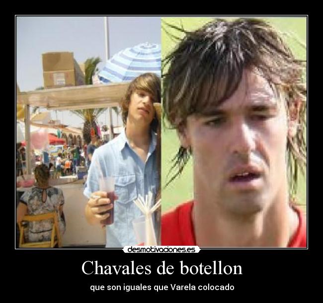 Chavales de botellon - que son iguales que Varela colocado