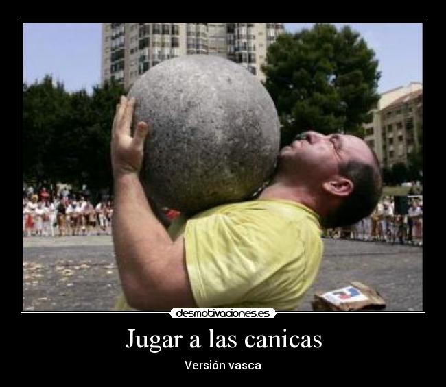 Jugar a las canicas - Versión vasca
