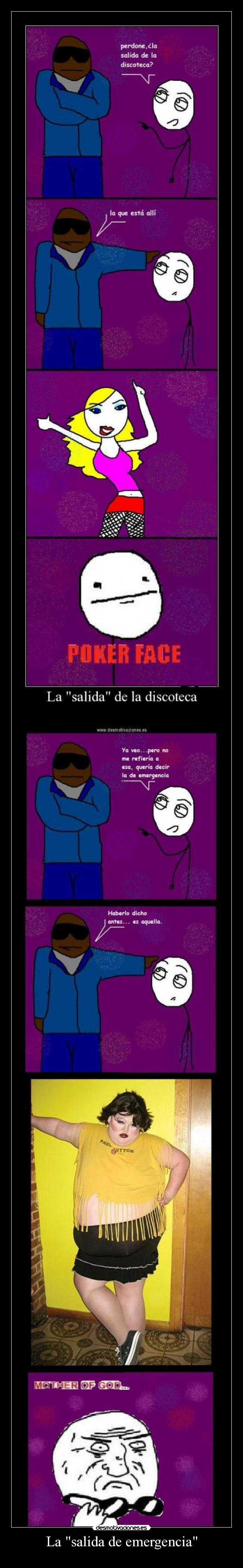 La salida de emergencia -