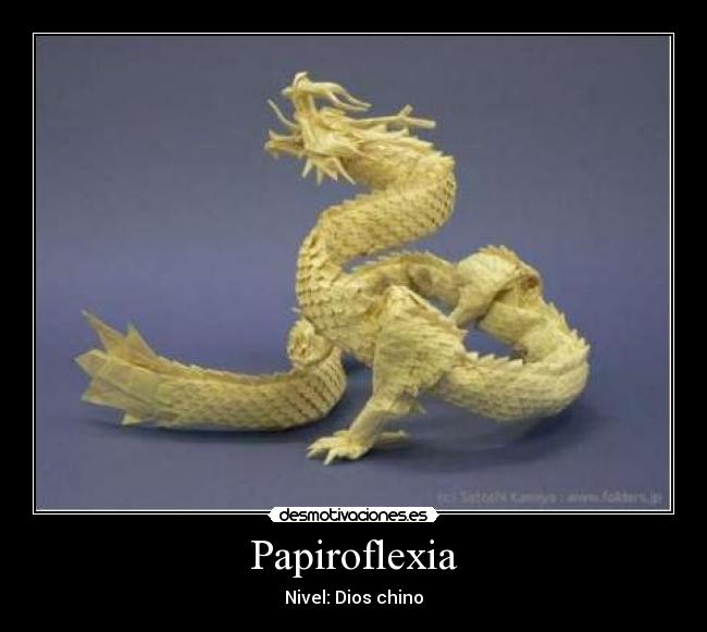 Papiroflexia - Nivel: Dios chino