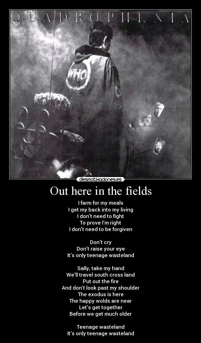 carteles the who quadrophenia moto pelicula musica rock baba riley desmotivaciones