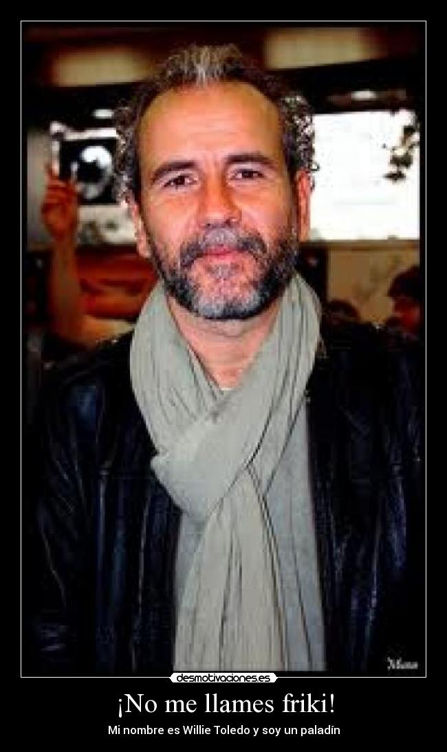 carteles willie toledo friki paladin wolrd warcraft desmotivaciones