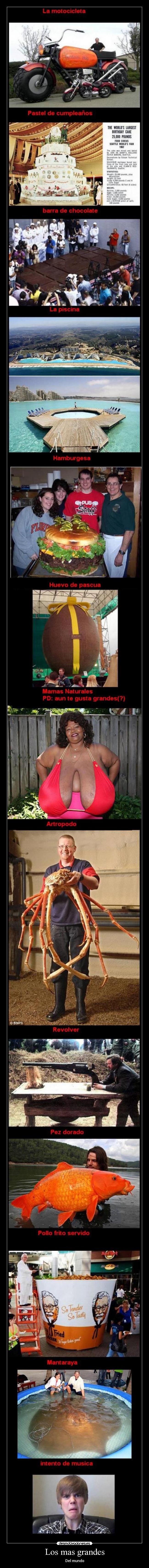 Los mas grandes - Del mundo