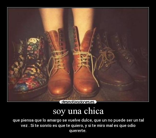 soy una chica -