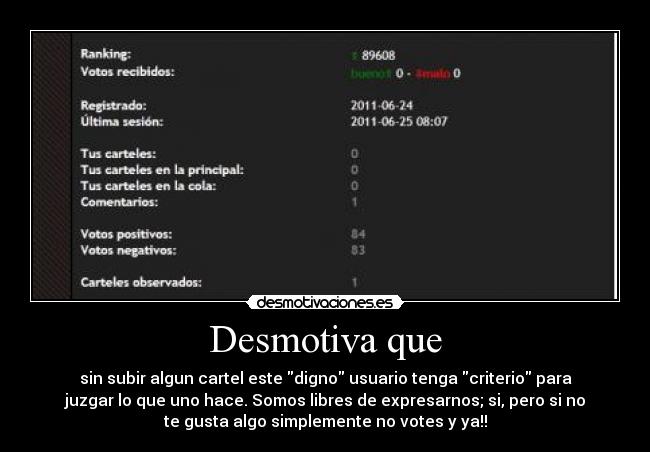 Desmotiva que - 