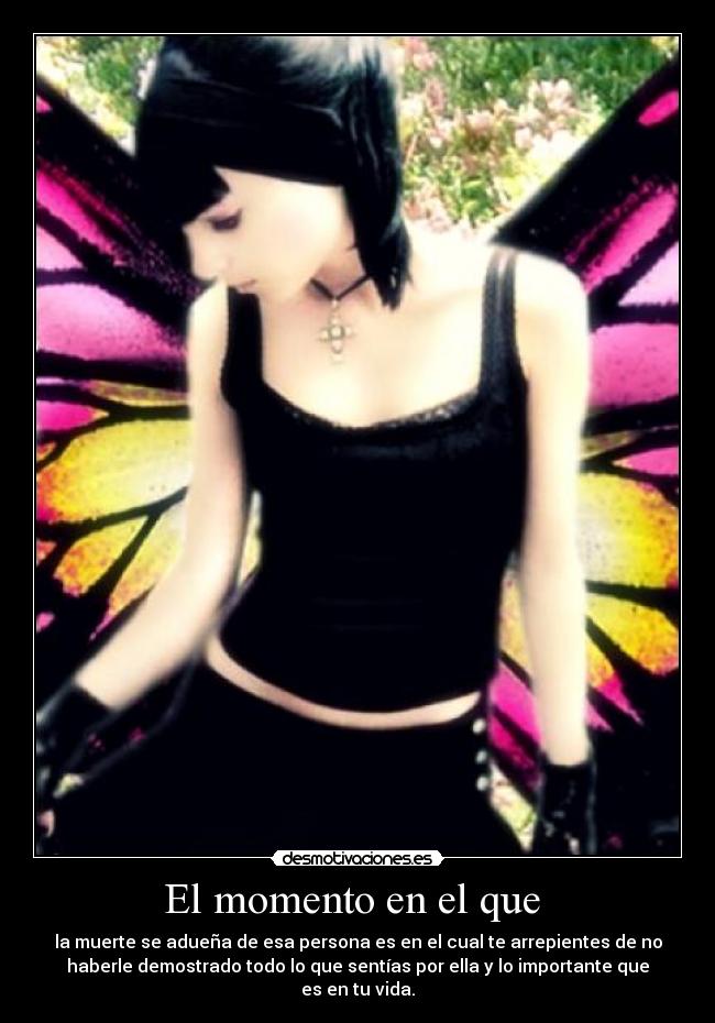 El momento en el que  - 