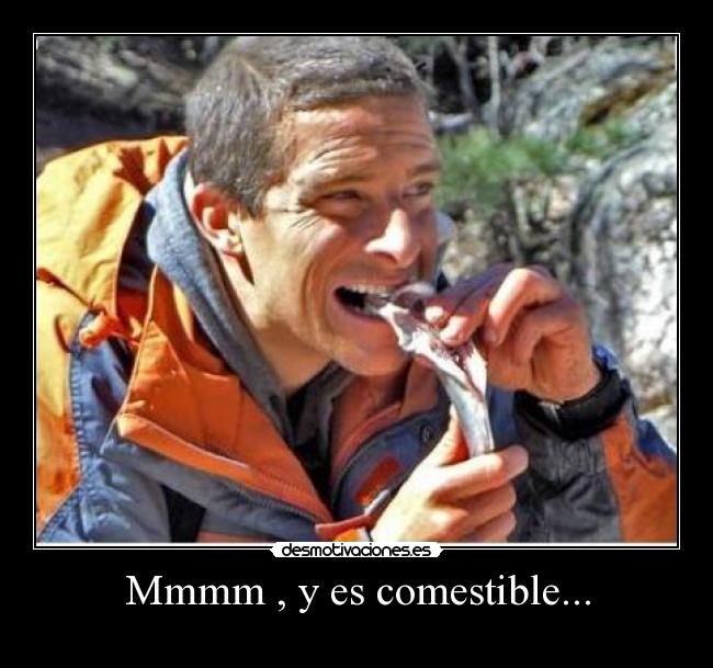 Mmmm , y es comestible... - 