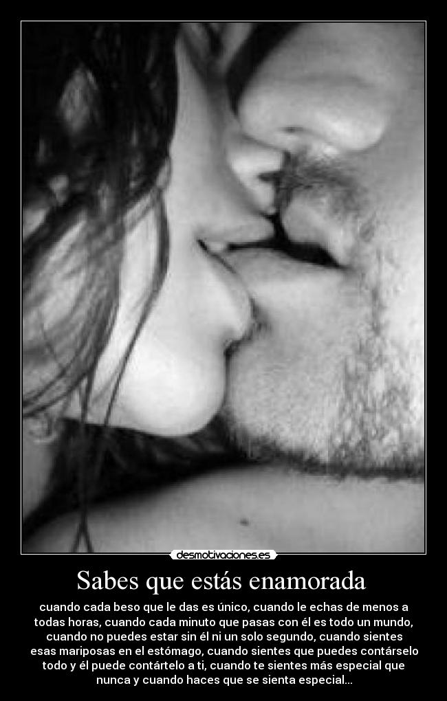 Sabes que estás enamorada  - 