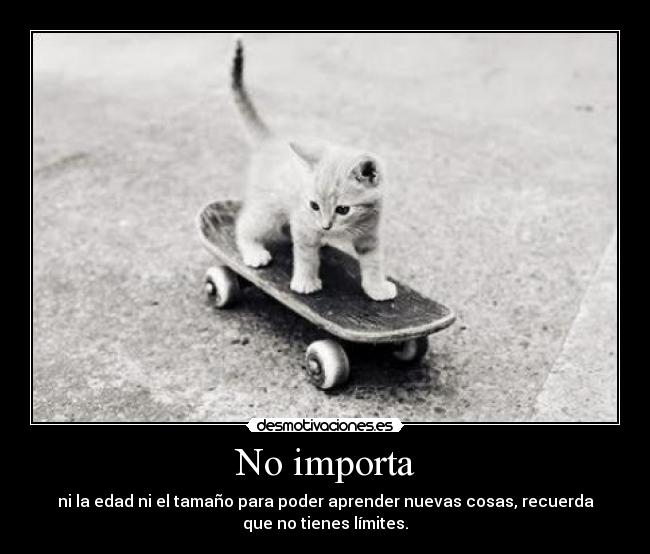 No importa -