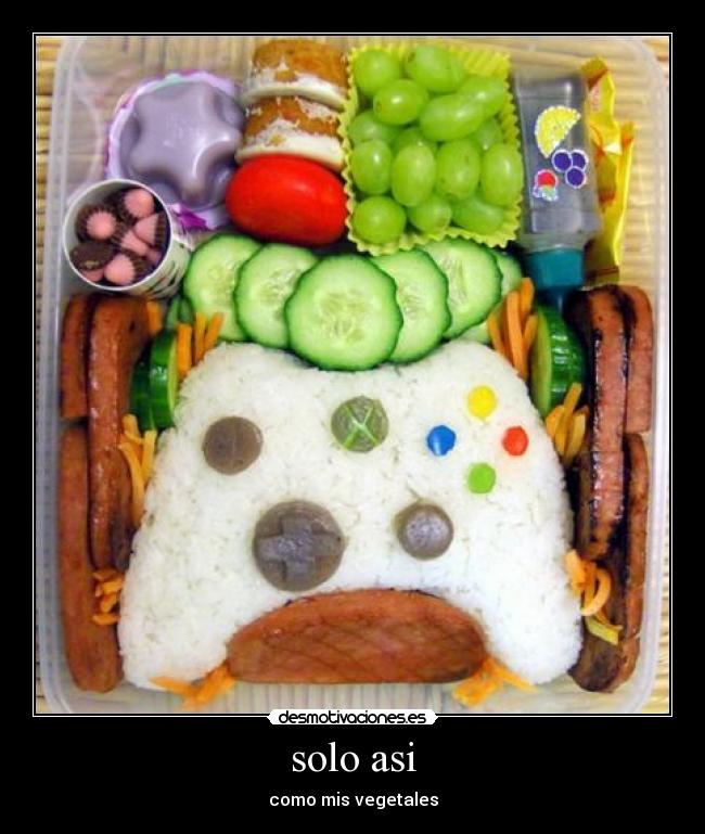 solo asi - como mis vegetales