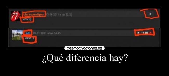 ¿Qué diferencia hay? - 