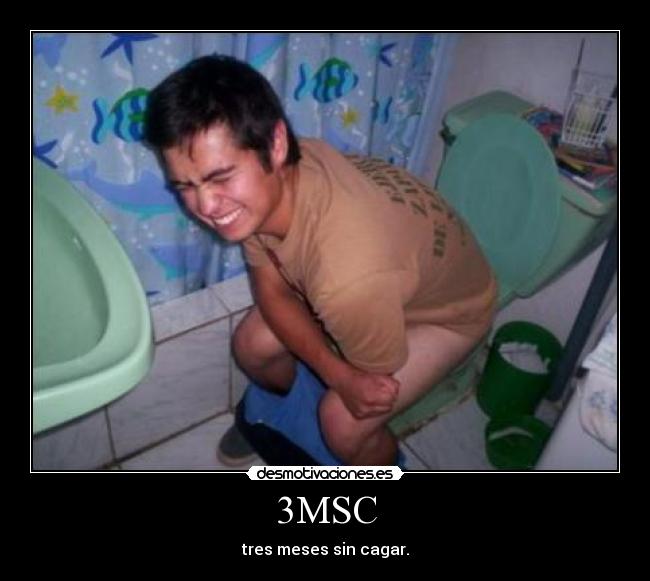 3MSC - tres meses sin cagar.