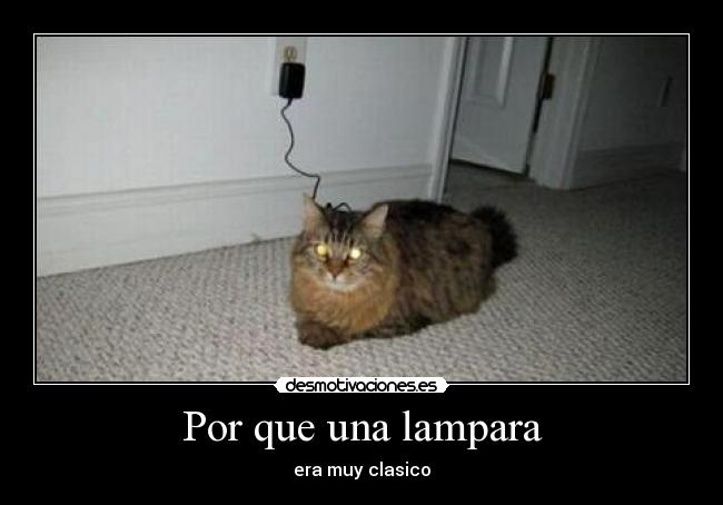 Por que una lampara -