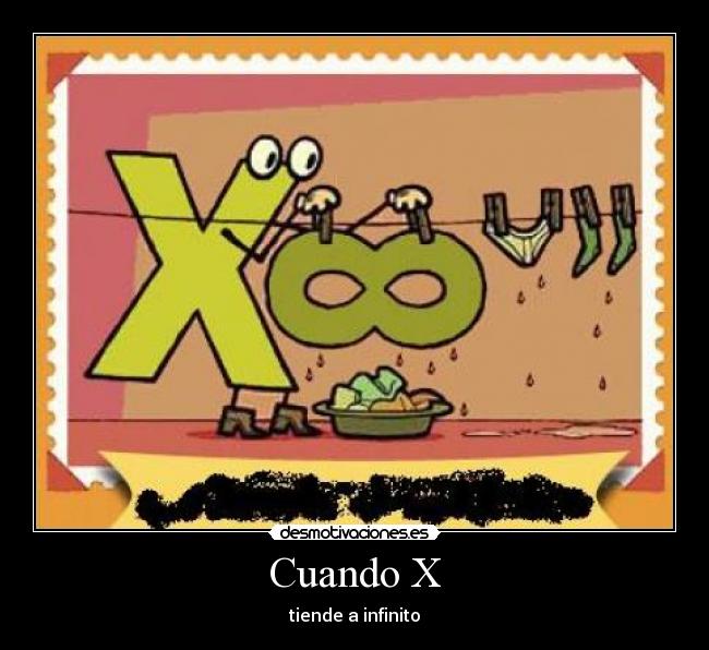 Cuando X - tiende a infinito