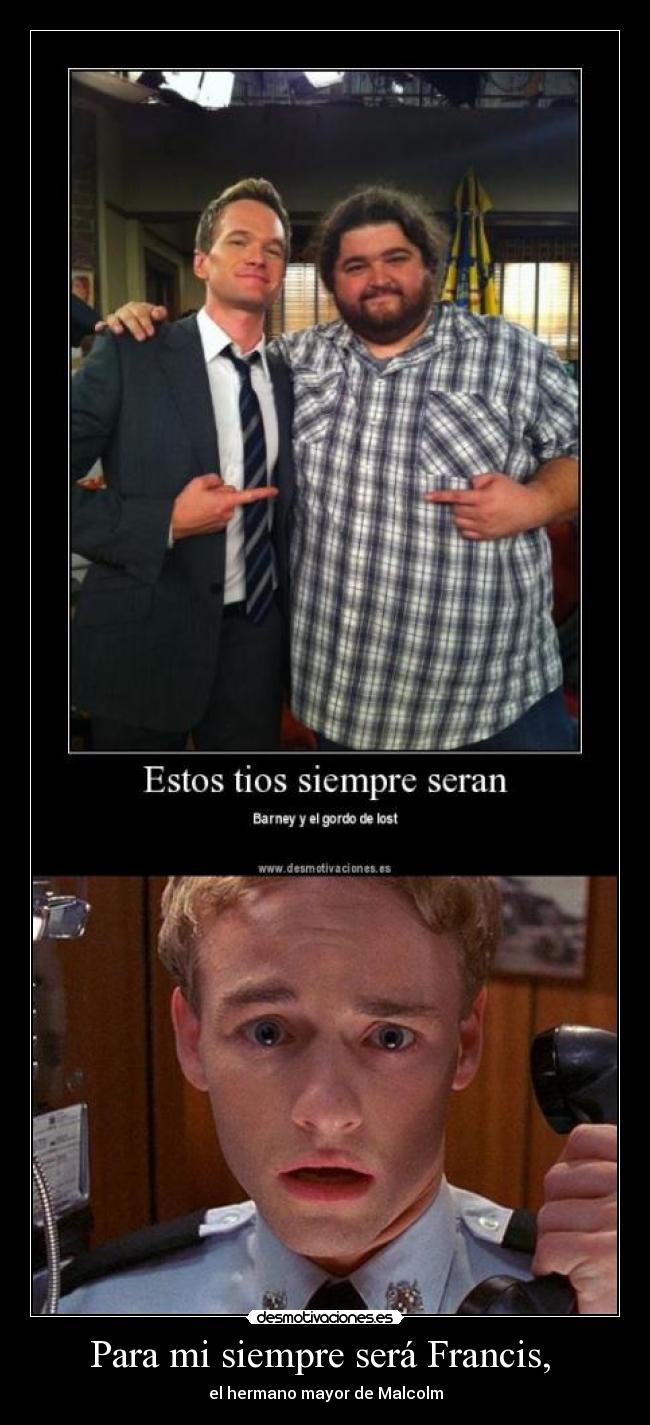 Para mi siempre será Francis,  - 