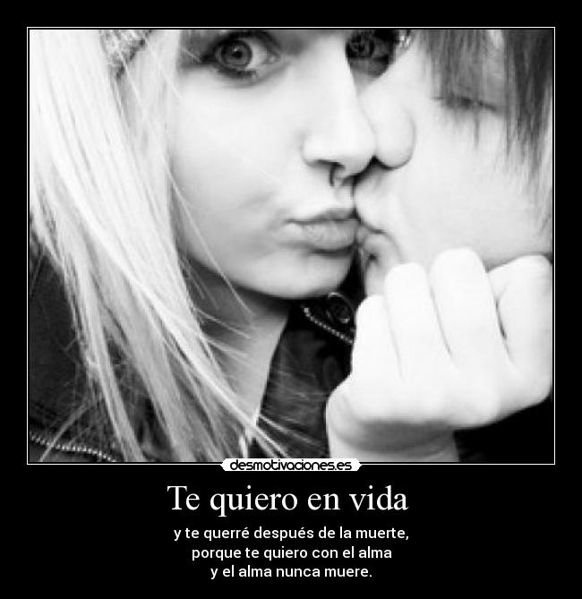 Te quiero en vida  - 