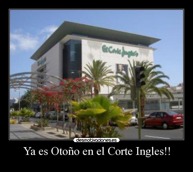 Ya es Otoño en el Corte Ingles!! - 