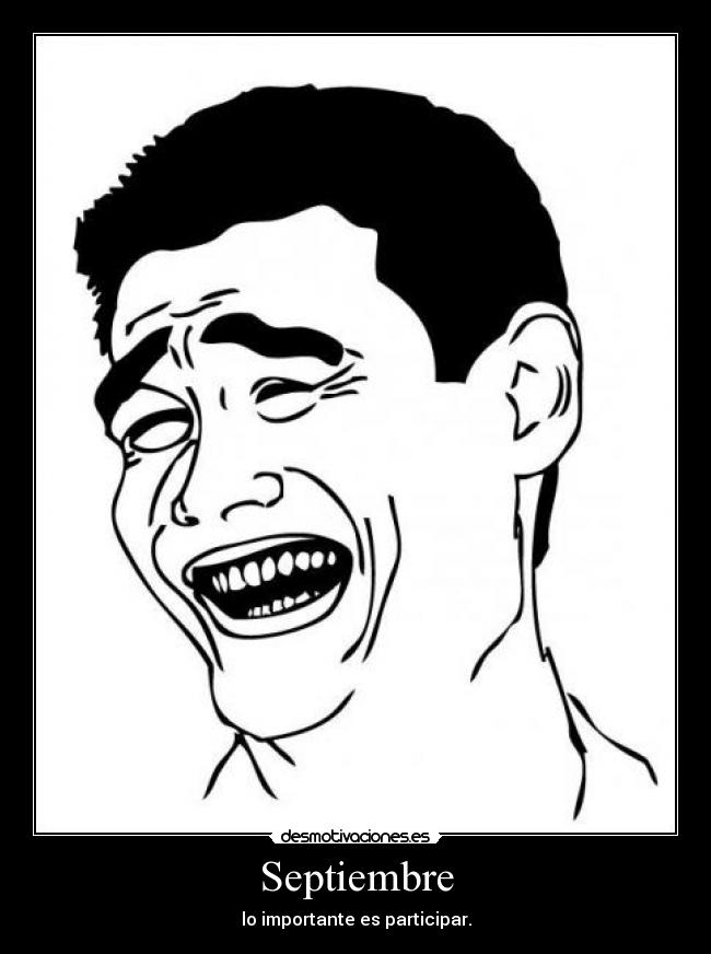 Septiembre - lo importante es participar.