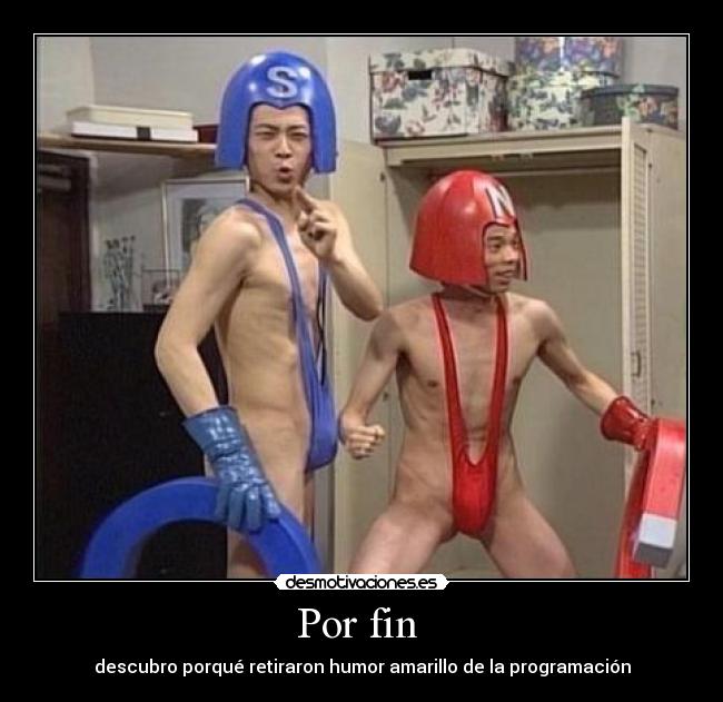 Por fin - descubro porqué retiraron humor amarillo de la programación