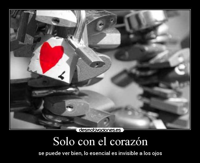 Solo con el corazón -
