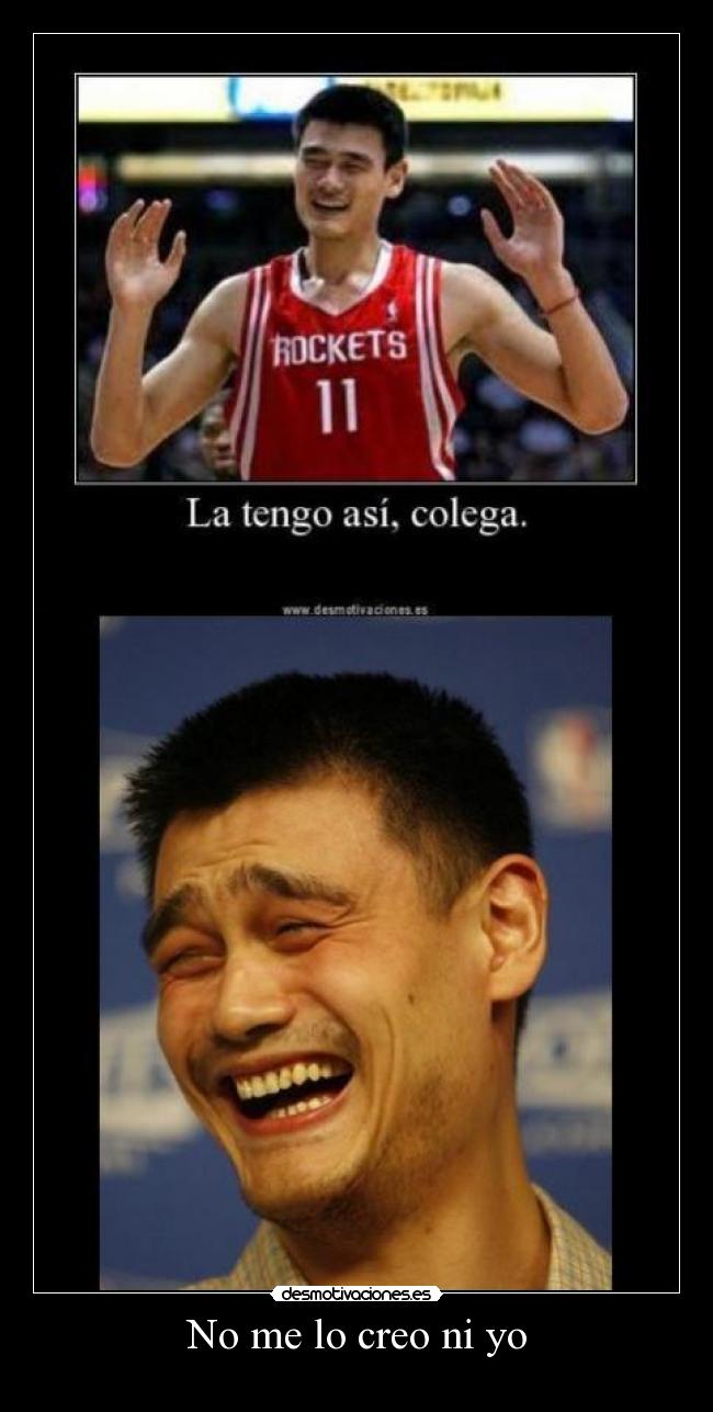 carteles yao ming desmotivaciones