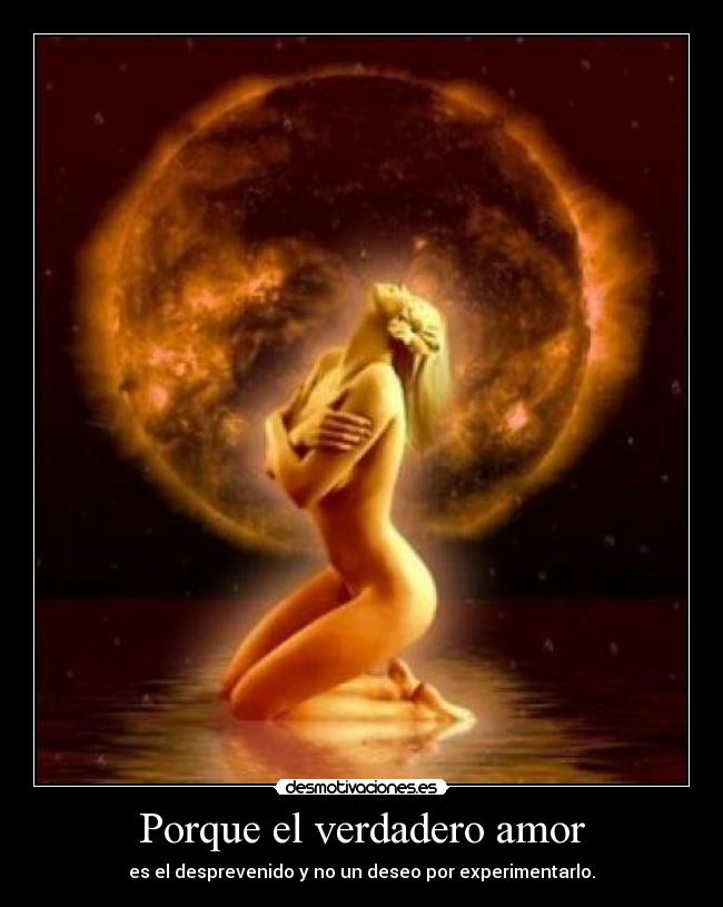 Porque el verdadero amor - es el desprevenido y no un deseo por experimentarlo.