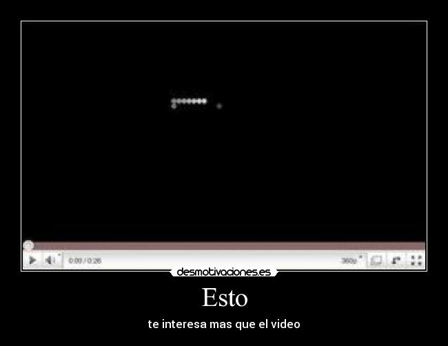 Esto - te interesa mas que el video