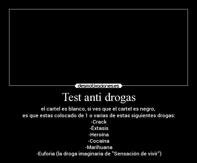 Test anti drogas -
