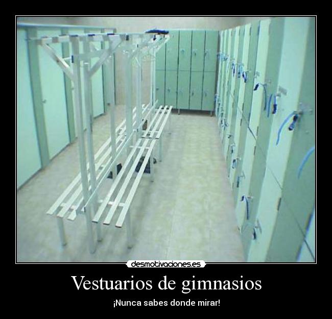 Vestuarios de gimnasios -
