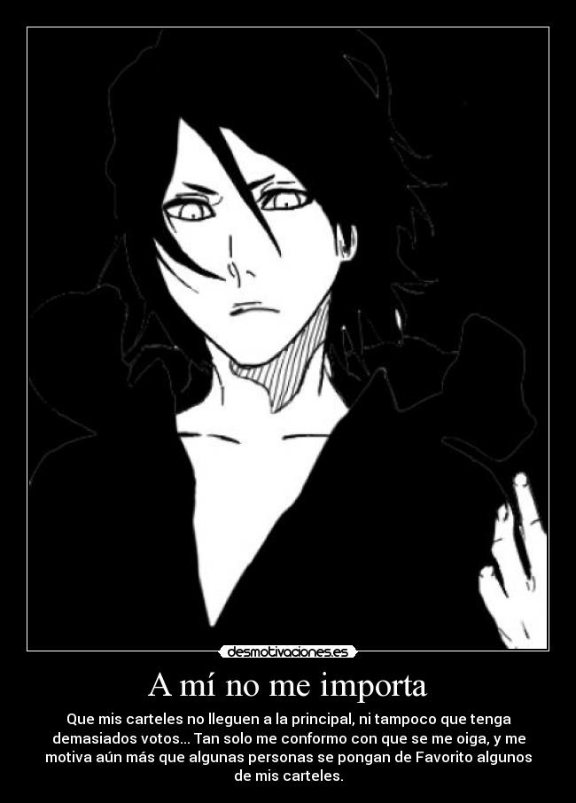 A mí no me importa -