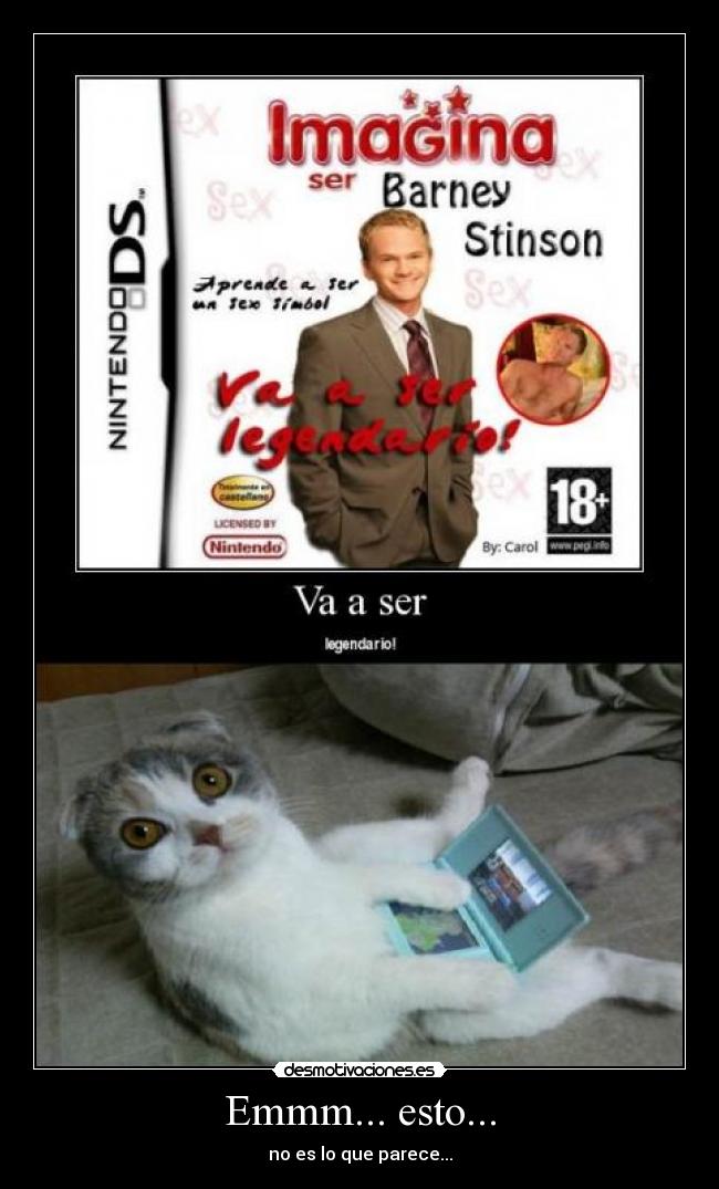 Emmm... esto... - no es lo que parece...