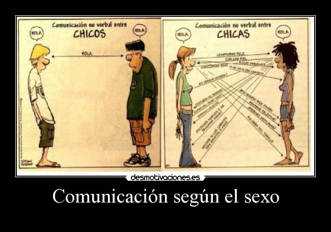 Comunicación según el sexo - 