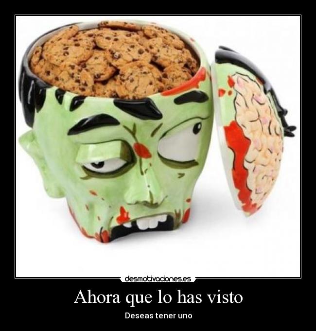 carteles zombie galletas tarro desmotivaciones